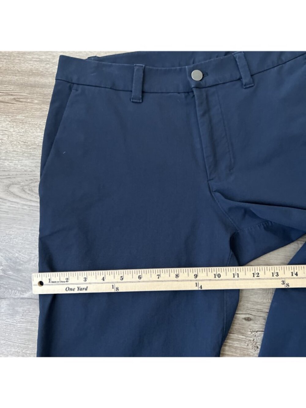 Lululemon Commission Slim Tapered Fit Pant Navy Mens Actual 32x26 - Picture 9 of 15